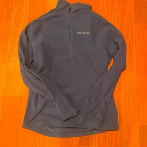 Navy Blue Marmot Fleece—Size Small